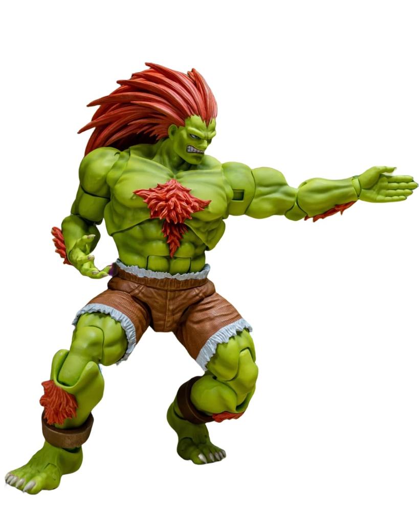 HiPlay Strom Toys 1/12 Scale Street Fighter 2: The Final Challenger Blanka CPSF25 Movable Action Figure with Accessories, Full Set