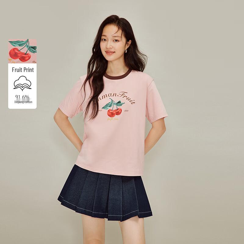 Женская легкая вельветовая футболка INMAN с принтом животных, короткий рукав L