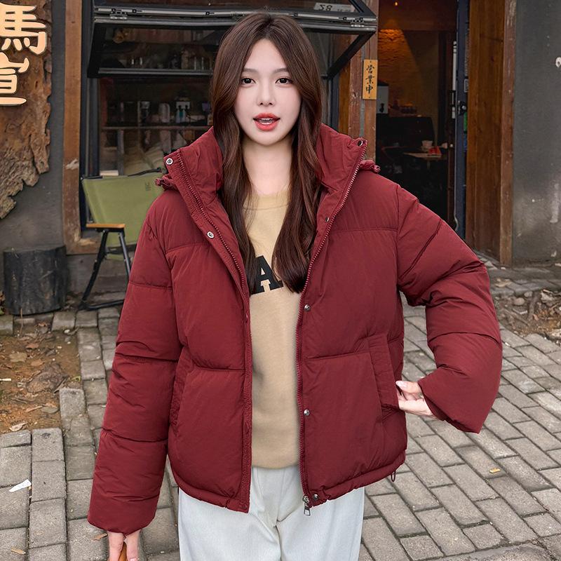 

Пуховая одежда женская одежда зима новая короткая короткая короткая толстая теплая удобная мягкая модное пальто XXL красный
