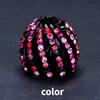 Xiaomi Rhinestone Hair Bun Maker Korean Style Hair Ring Elegant Hairpin Crystal Hair Accessory For Women Bridal Party Headpiece