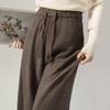 Silbashe Women's High-Waist Wide-Leg Casual Pants