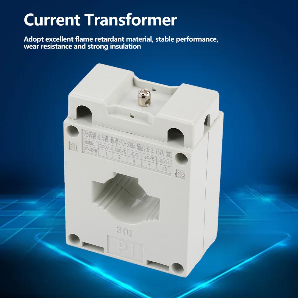 30mm Loch Stromwandler Primär Sekundär 5A Gegeninduktivität