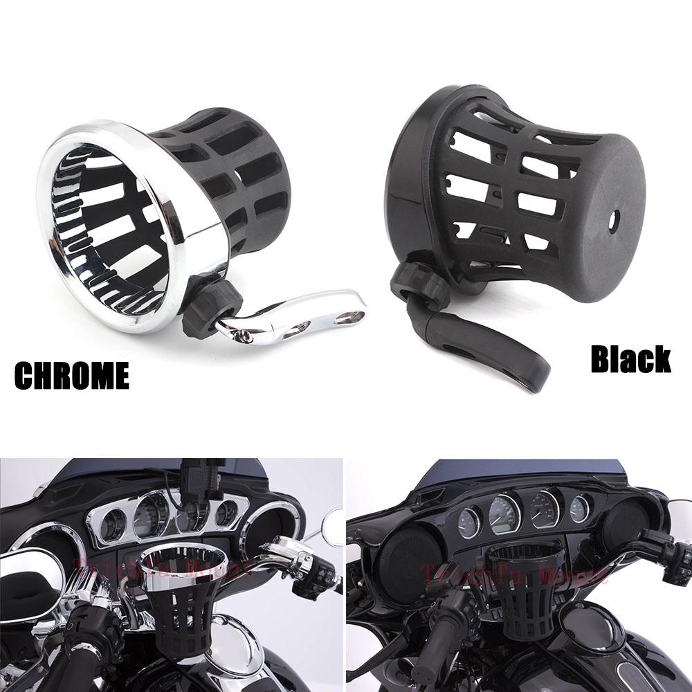 Motorcycle Handlebar Mounted Drink Cup Driver Drink Cup Holder Fits For Harley-Davidson Cross Bones (EFI) - FLSTSB 2008 - 2011