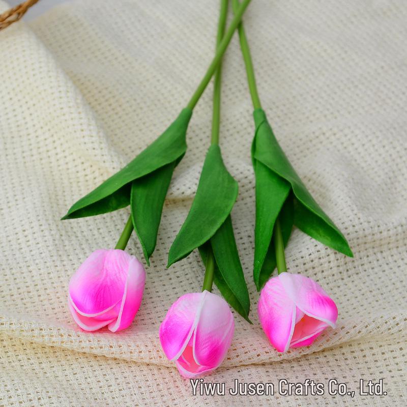 Tulip Artificial Flowers for Home Decor and Wedding Bouquets
