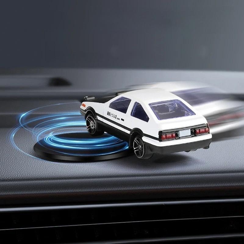 

1/5Pcs Drift Car Ornament - Realistic Rotating Tail Swing Dynamic Ornament Rotate Car Model Physical in-car Sports Car Model
