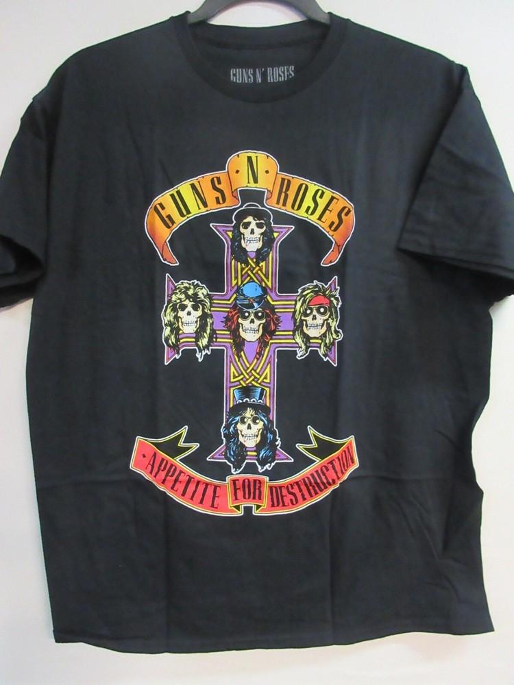 

GUNS n ROSES OFFICIAL JUMBO LOGO 2023 BAND CONCERT MUSIC EXTRA LARGE Unisex T-Shirt XXXXL