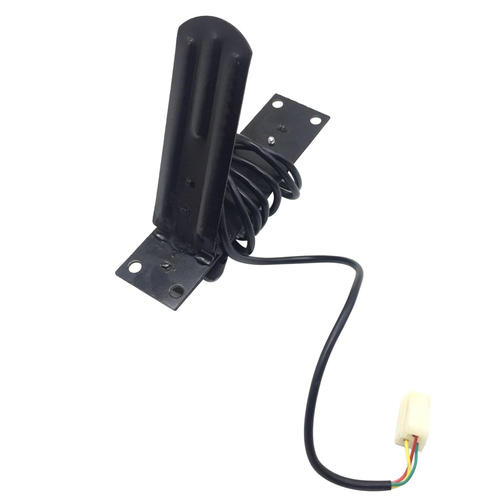 Shoemst Unisex Black Electric Throttle Pedal Assembly Electric Speed Pedal 24V Foot Throttle Kit Accelerator Speed Control Brake Pedal For