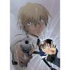 Epoch 500-Piece Jigsaw Puzzle "Detective Conan: The Detective and Triple Face" (38x53cm) 06-507s, Includes Glue, Spatula, and Score Ticket