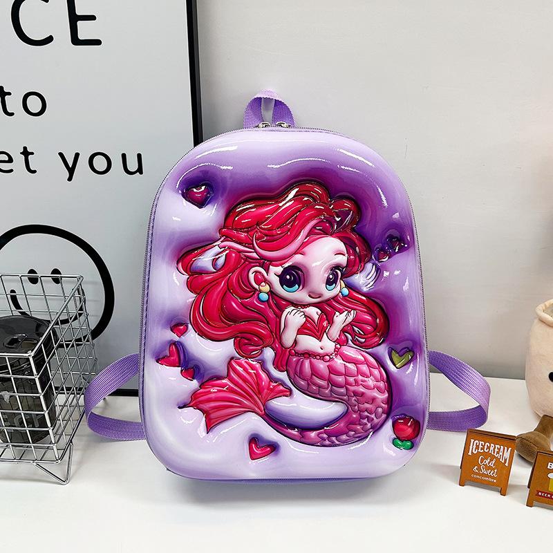 3D Cute Cartoon Children's Fashion School Bags For Boys And Girls Primary School Large Capacity Backpacks Waterproof Backpacks