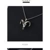 Vintage Goat Head Zodiac Sheep Pendant Necklace For Men Fashion Clavicle Chain