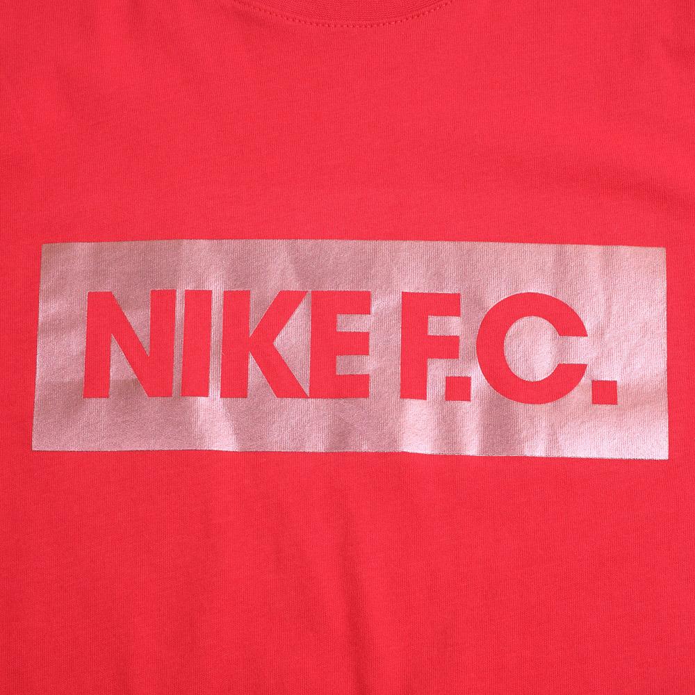 Nike Fc Color Shift Black Casual Fashion Versatile Letter Crew Neck Short Sleeve T-Shirt Men Tops Red Pink Rose-Red 805522-657