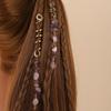 2Pcs/Set Vintage Ethnic Style Spiral Dreadlock Hair Clip Pendant Hair Loop  Women Dreadlock Styling