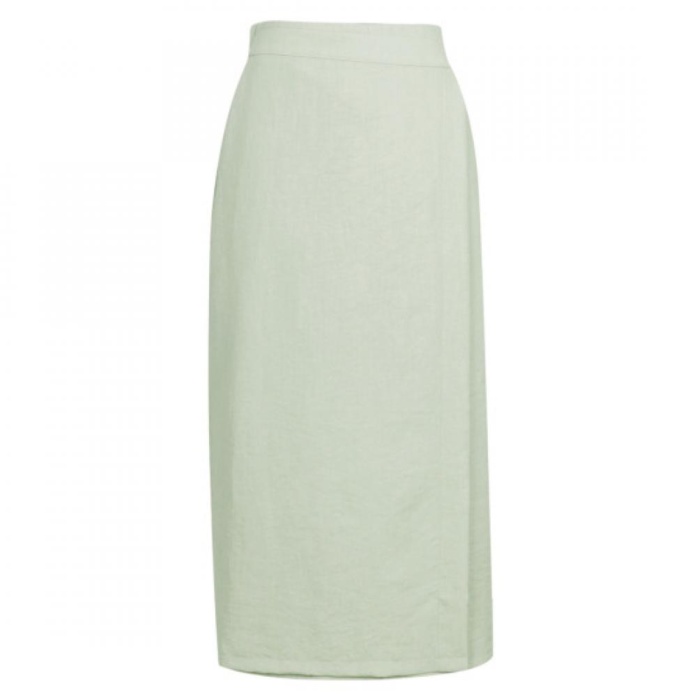SHop Women Back Banding H Line Office Look Wrap Long Skirt Stj Wsk 21344 ligHt
