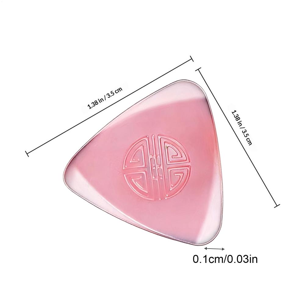 

Nylon Guitar Picks Nylon Non-Slip Music Accessories Thin Acoustic Bass Guitar Picks for Musicians Women Men Daruan Xiaoruan розовый