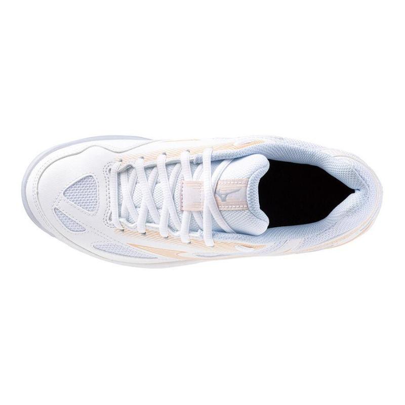 Mizuno Stealth Star 2 Jr Unisex Niedrige Dämpfende Trainingsschuhe Weiß Platin X1GC230700