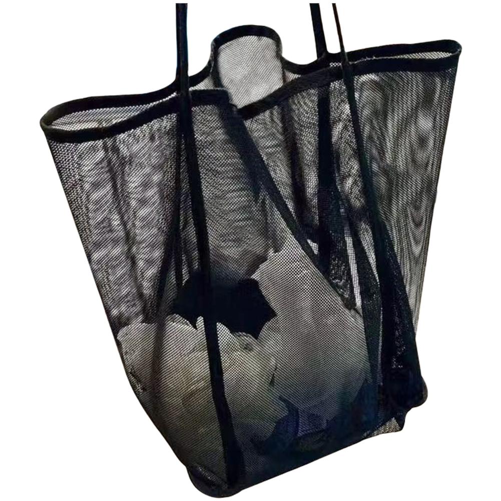 Handtuch-Organizer Strandtasche Für den Strand Für Reisen Atmungsaktives Netz Schnelltrocknend Leicht Tragen Organisieren Strandutensilien