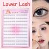 Glue-Free Little Narcissus Lower Eyelash Natural Waterproof Comic Lower Lash Extension Clusters Eye Makeup Tool False Eyelashes