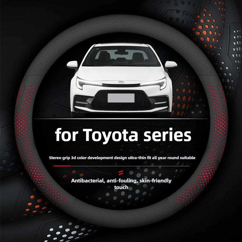 Neuer Stil Leder Auto Lenkradbezug für Toyota YARiS Cross Grand Highlander Vios Urban Cruiser Hyryder VOXY Aqua Premio