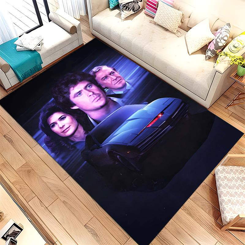 Knight Rider (14) Rug Suitable For Living Rooms Bedrooms Computer Rooms Dining Areas And Placement Under Tables And Chairs Also An Ideal Choice For Of