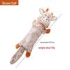 Leather Shell Interactive Chew-Resistant Plush Dog Toy