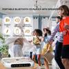 Music Player Portable Bluetooth CD Player Rechargeable Home/Car Walkman HiFi Lound Dual Speakers