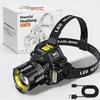 Powerful LED Headlamp Motion Sensor Headlight 18650 Rechargeable COB Head Flashlights High Power Head Lamp Fishing Headlight