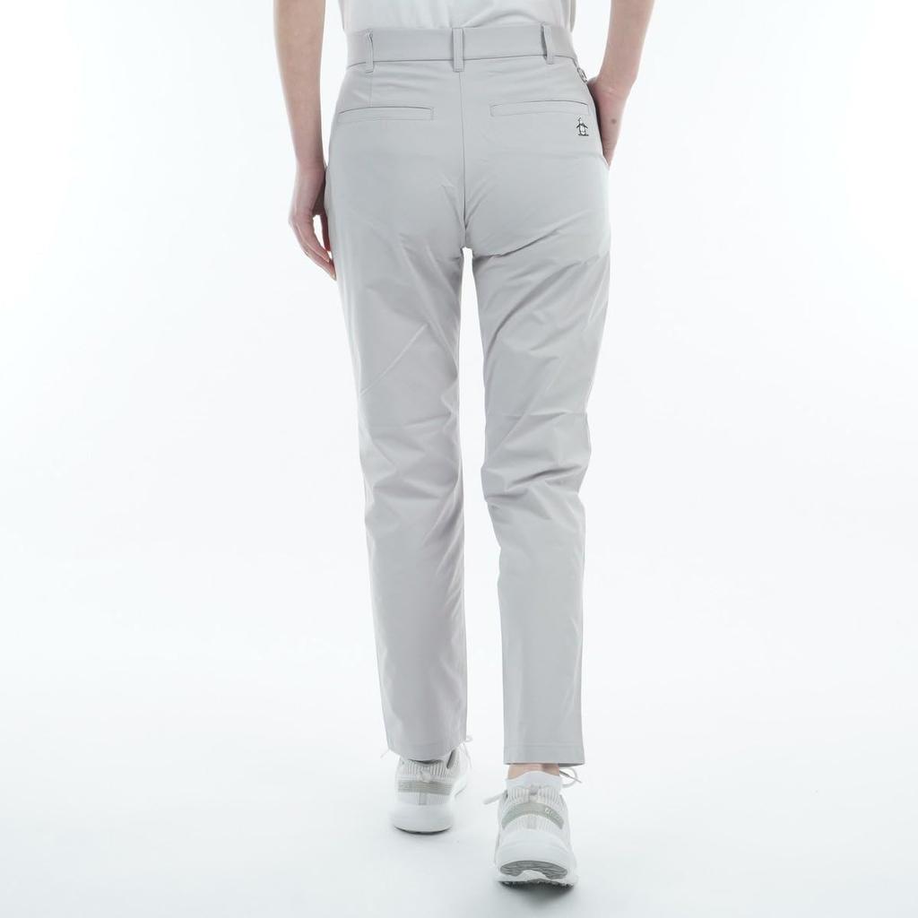 Golfové čtvrtletní rychleschnoucí hladké kalhoty bez potu GY00 [Munsingwear], Délka, Lemování, Absorpční, Rychleschnoucí, Pružné, Golfové, MG5SLP81L, Dámské, (Šedá)