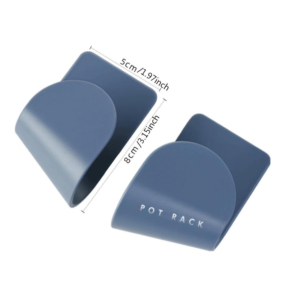 1 пара кухонных подставок для крышек кастрюль без перфорации — фото 4