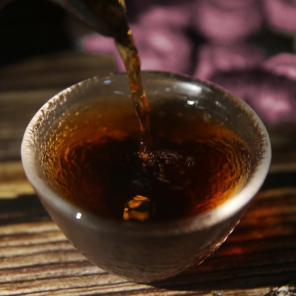 Laocang 2015 Mini Ripe Pu'er Tuo Tea with Glutinous Rice Aroma, 100g