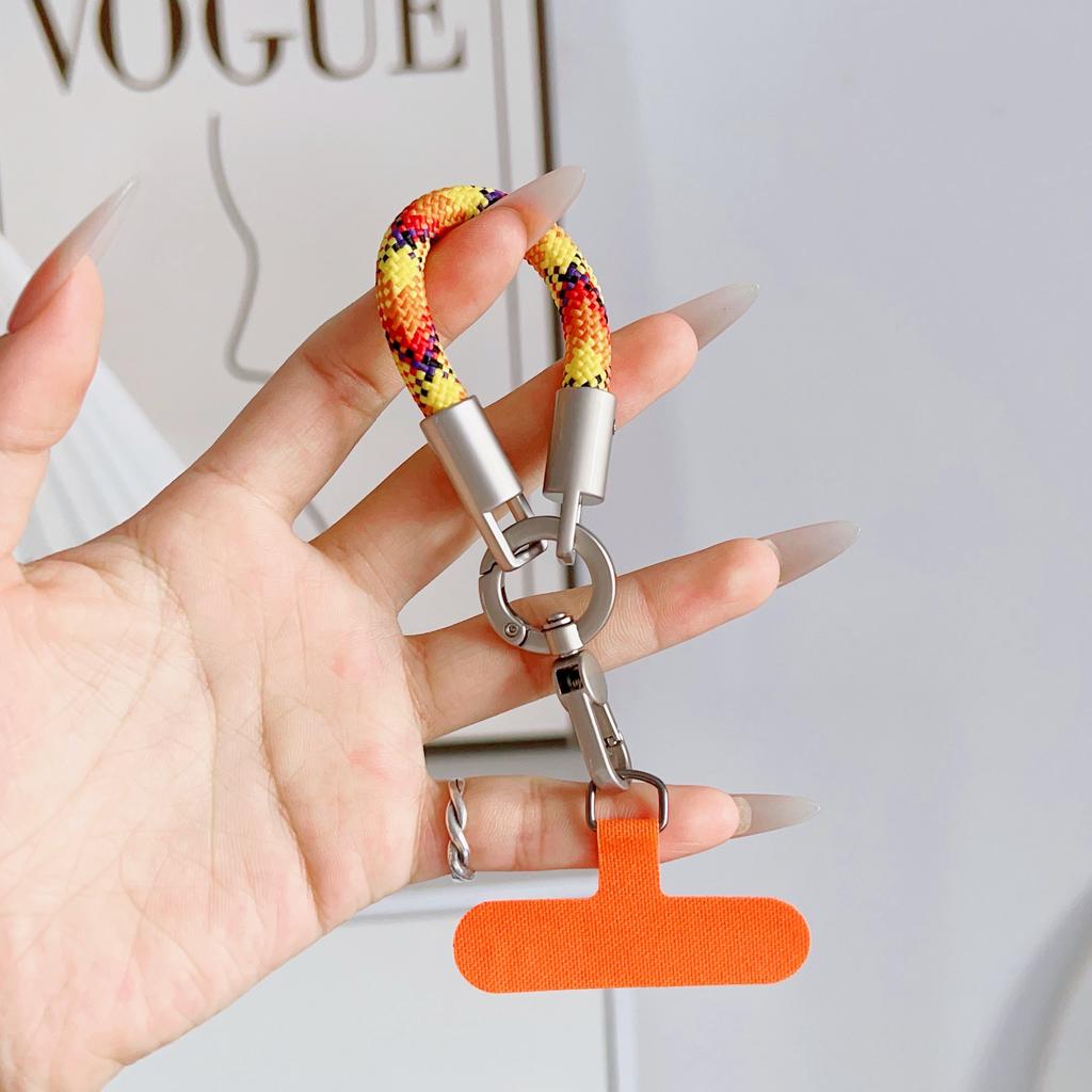 Modisches und personalisiertes Mini-Handy-Lanyard, kurzes Ring-Lanyard, Schlüsselanhänger-Anhänger, Ring-Anti-Verlust-Lanyard