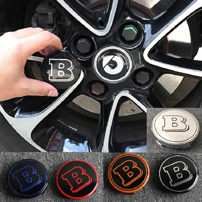 4 Adet 75mm Brabus Logolu Araba Amblemi Jant Göbek Kapağı Aksesuarları Mercedes Benz AMG Apple W204 GLA GLC CLA W205 W203 W206 İçin
