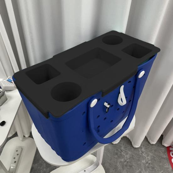 Top Cup Holder for Bogg Bag Phone Holder Storage Tray Bag Top Cup Organizer Storage Box for Stanley Tumbler Beach Camping Travel