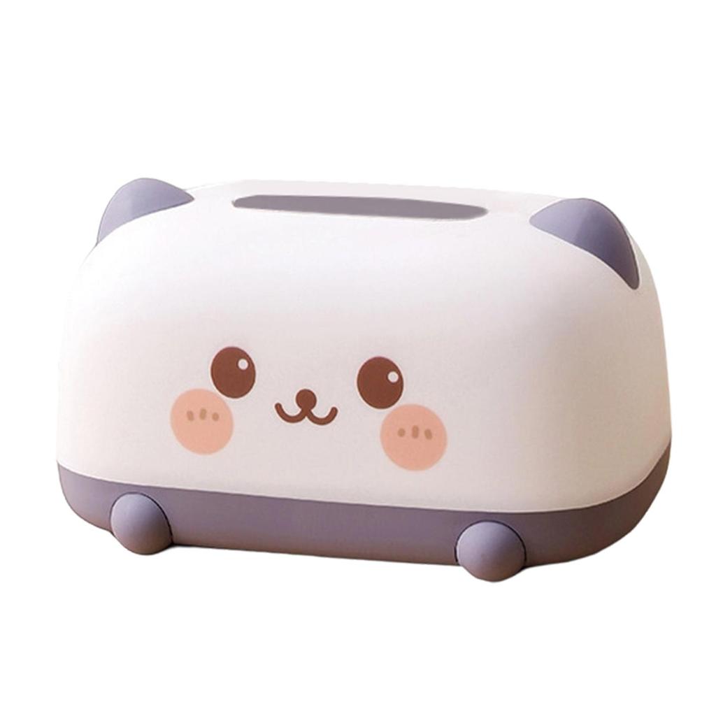 Cartoon Tissue Box Cover Plush Paper Napkin Holder Organizer PP Bread Modeling for Home Living Room Table