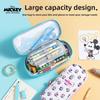 Mickey Mouse Large Capacity Cartoon Pencil Case With Polyester Material For Kids And Students