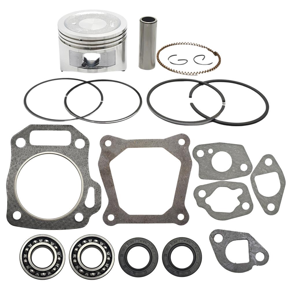 68mm Piston Ring Bearing Oil Seal Gasket Set For HONDA GX160 Chinese 168F Engine For 13101-ZF7-010 13101-ZH8-010