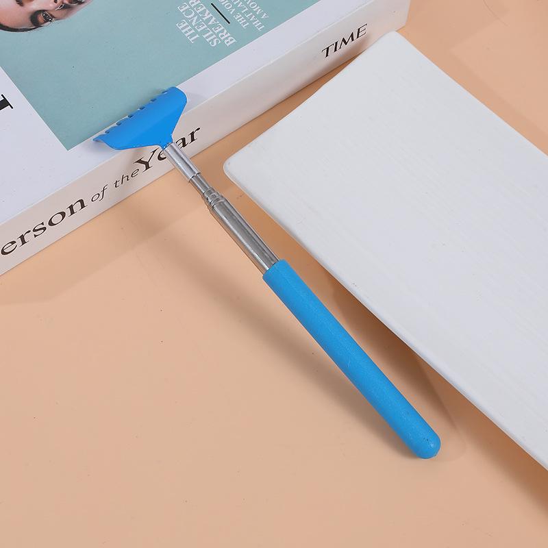 Seven-Tooth Stainless Steel Retractable Back Scratcher - Solo Use Itch Relief for Seniors