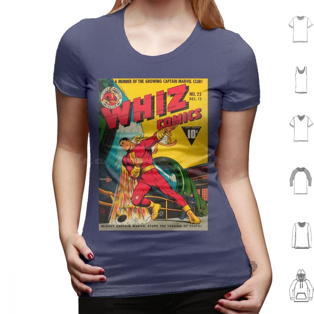 Whiz Comics 25 T Shirt 6xl Cotton Cool Tee Shazam Captain Golden Age Comics Superhero Retro 1940s Vintage Classic Old Graphic