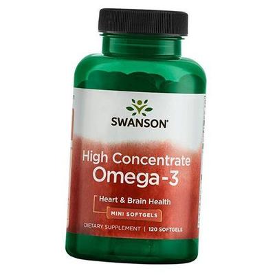 Omega-3 High Concentration, High Concentrate Omega-3, 120 Gelcaps (67280008)
