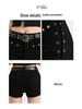 Korean-Style Sexy High-Waisted Rivet Denim Hot Pants - Plus Size, Hip-Hugging Summer Shorts for Women 2025