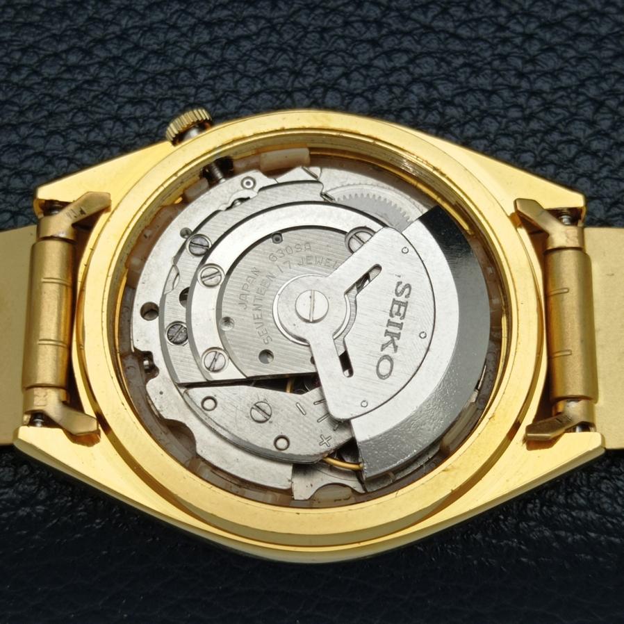REFURBISHED VINTAGE SEIKO 5 AUTO 6309A JAPAN MENS ARABIC SILVER WATCH a425929-2 RL620a-a425929