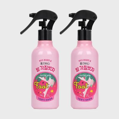 _On the Body Cotton Foot Foot Exfoliation Foot Peeling Spray 240ml X 2