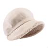 Casual Warm Lined Octagonal Beret for Dating, Vacation, Daily, Office
