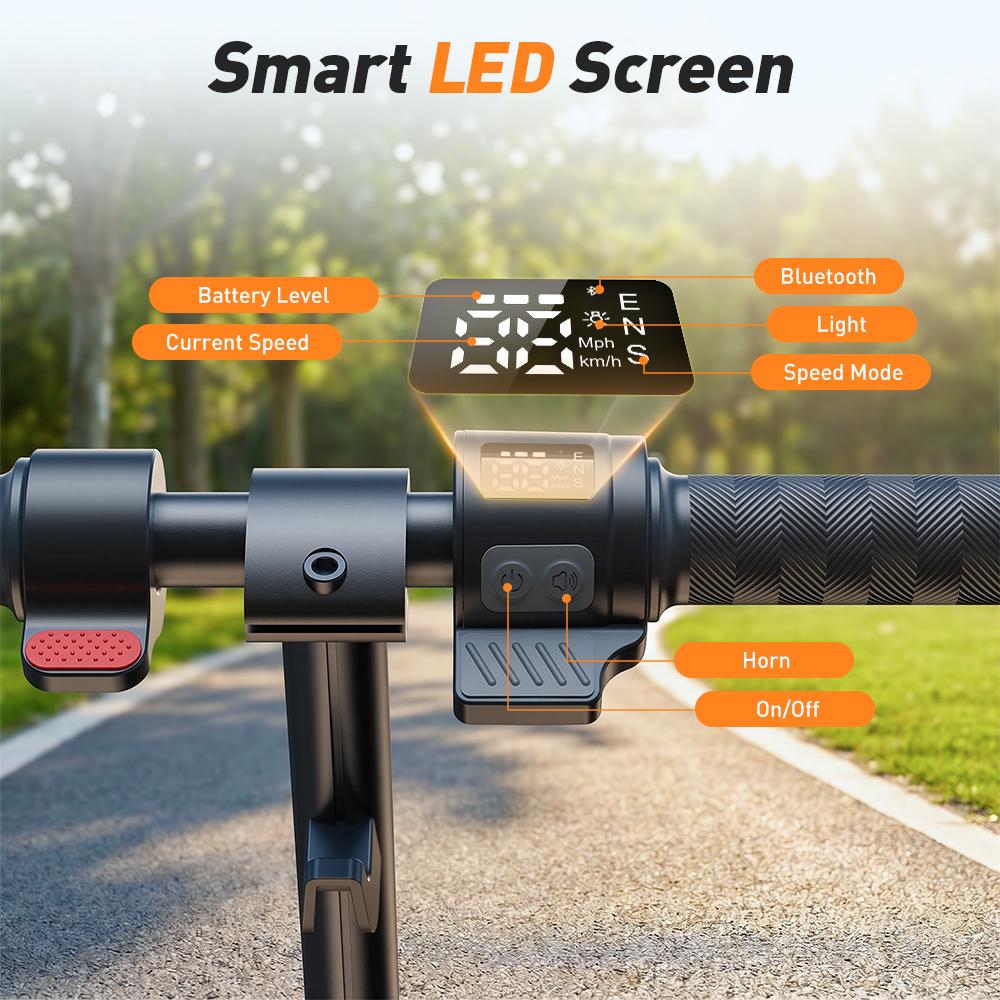 iScooter IK3MAX Kids Electric Scooter 200W Motor 4.5Ah Solid Tires Foldable & Height Adjustable 3-Speed  Electric Scooter for Kids