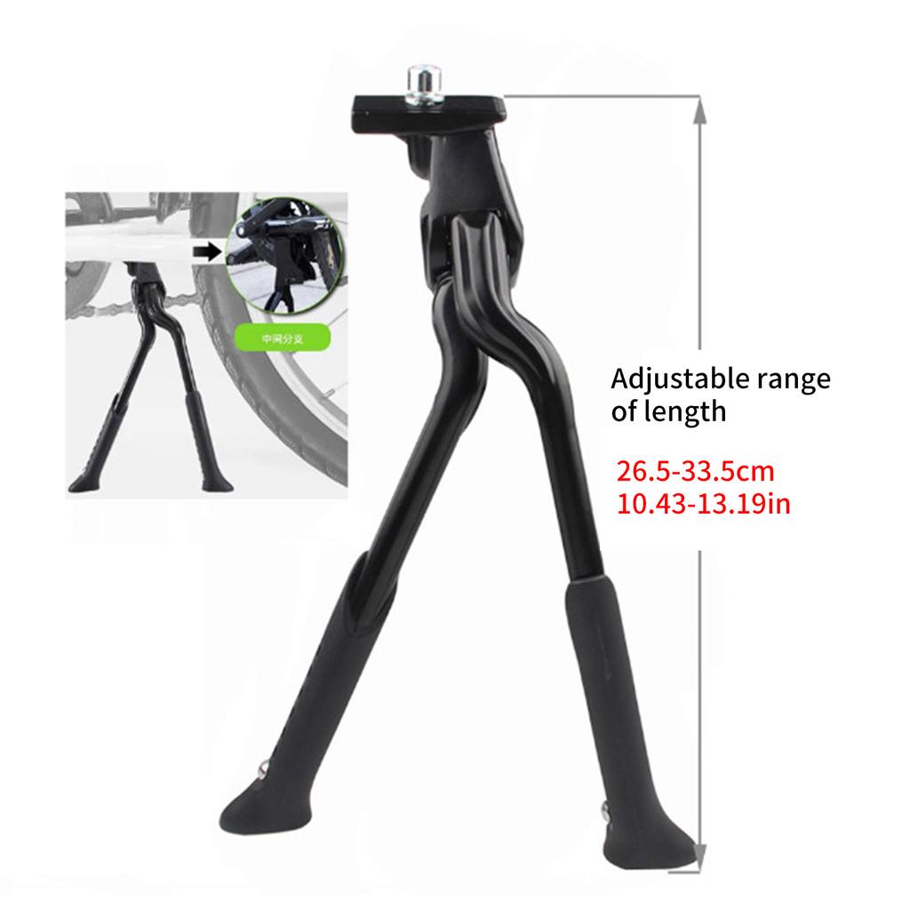 Bicycles Foot Stand for Road Bicycles, Double Leg Bike Kickstand Parking Rack Aluminum Alloy Double Leg Bikes Kickstand