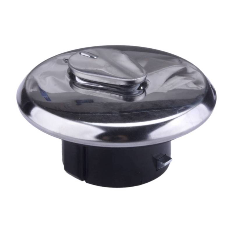 Universal Motorcycle Gas Lid Fuel Tank Cap Cover Lock With 2 Keys Set Fit for ATV Quad Silver