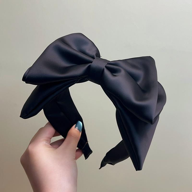 

Korean Retro Silk Double Bow Hair Clip & Headband for a Youthful Look