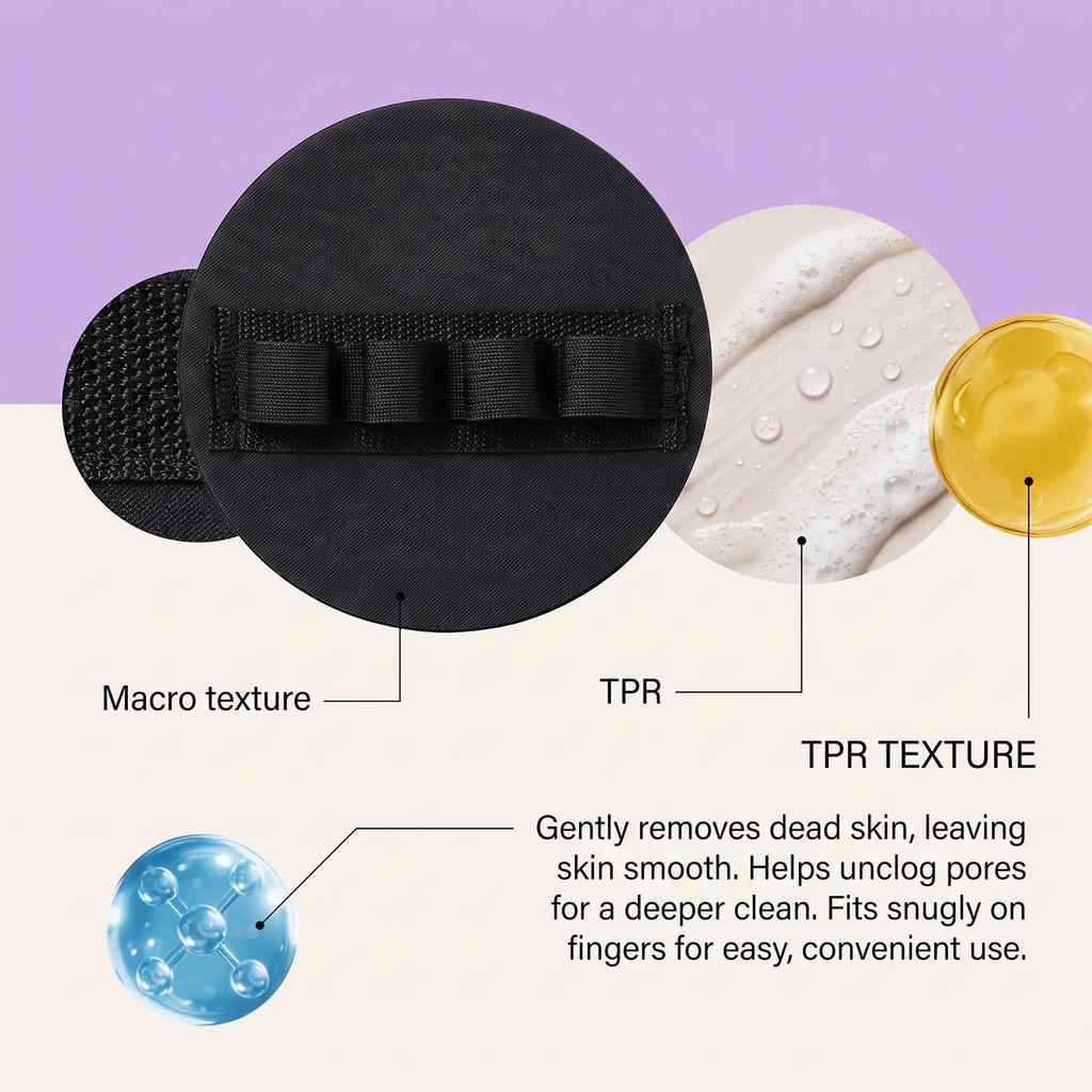 Double-Sided Body for Daily Gentle Skin Softening