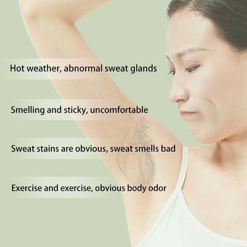 Antitranspirant Deodorant Spray, Reduziert Schweißgeruch, 30 ml Hyperhidrose Antitranspirant Deodorant, Deodorisiert, Hinterlässt die Haut frisch und trocken