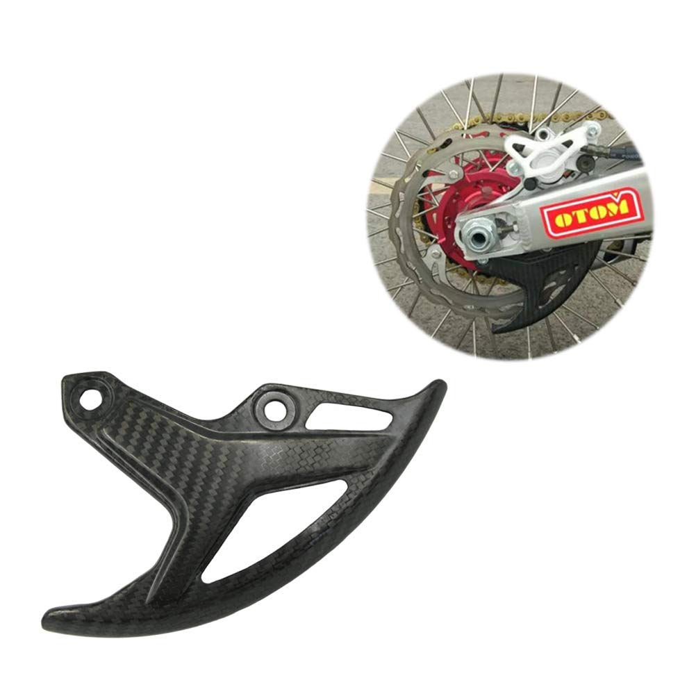 OTOM Rear Brake Disc Cover Guard Motocross Dirt Street Bike Carbon Fiber Cover for CRF250R CRF250X CRF450R CRF450X