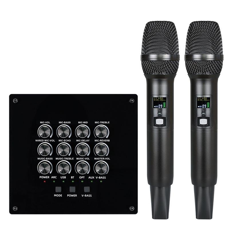 

ABNR Audio Equipment Integrated Equalizer-Microphone Wireless Mic For Sound Cards Speakers Boom Poles Musical Instruments чёрный